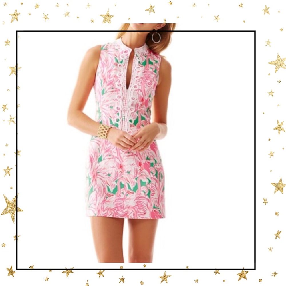 Lilly Pulitzer Alexa Shift Dress Pink Colony